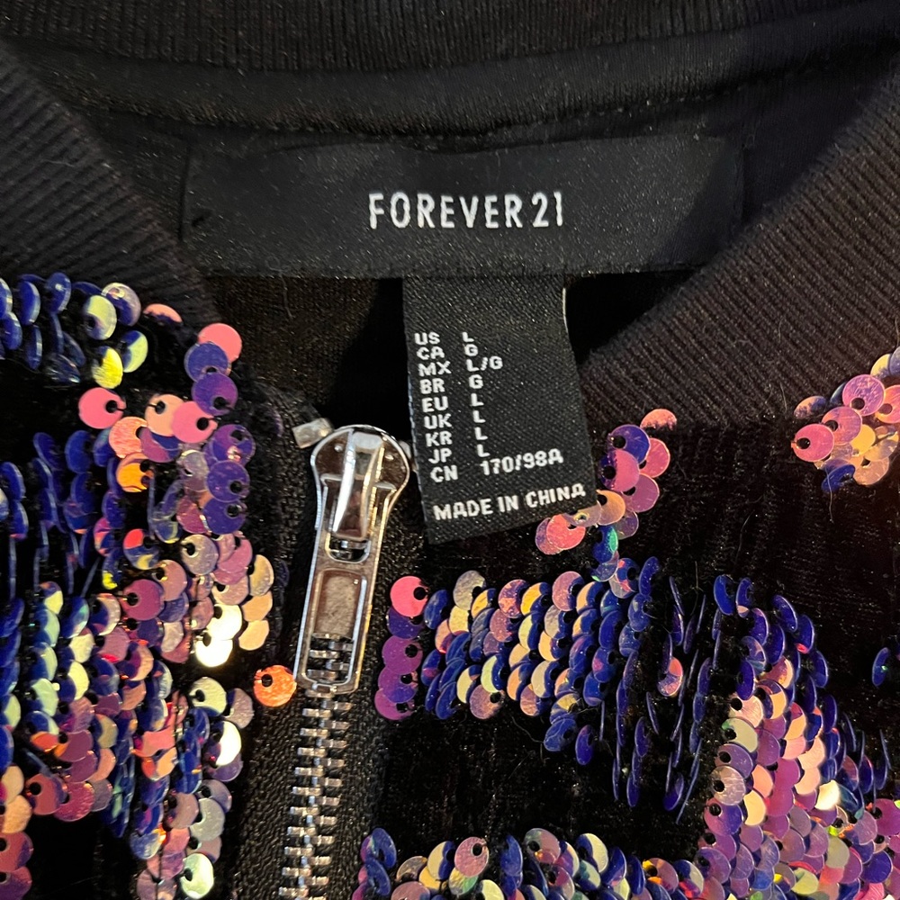 Iridescent bomber jacket Large - Picture 3 of 3